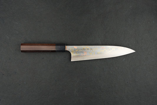 Takeshi Saji A2 Rainbow Damascus Wa Gyuto 180mm