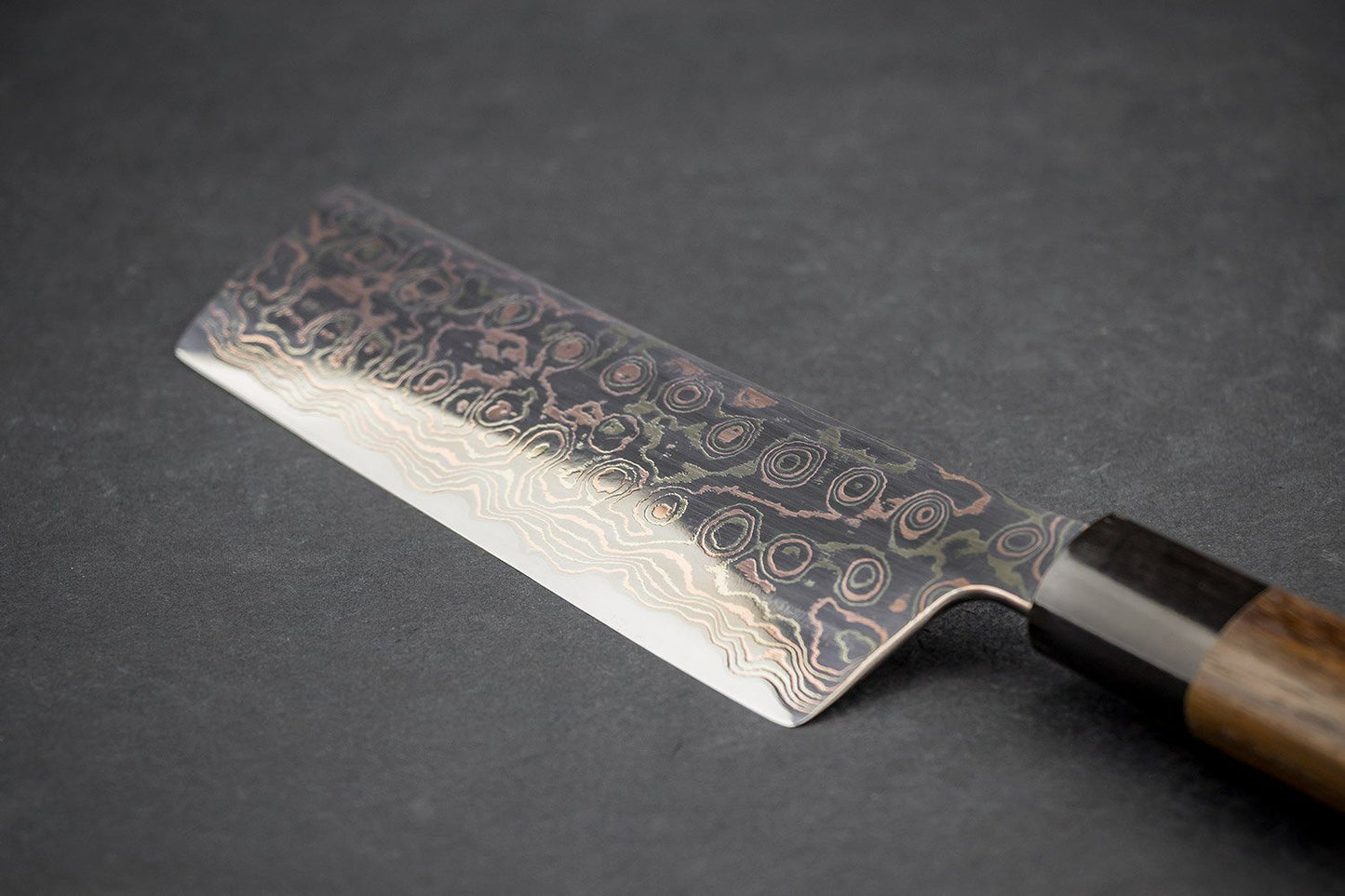 Tsukasa Hinoura VS2 Colour Damascus Nakiri 165mm