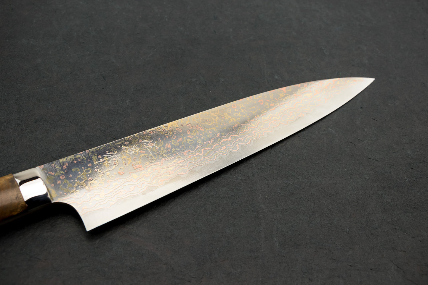 Takeshi Saji VG10 Rainbow Damascus Western Gyuto 210mm