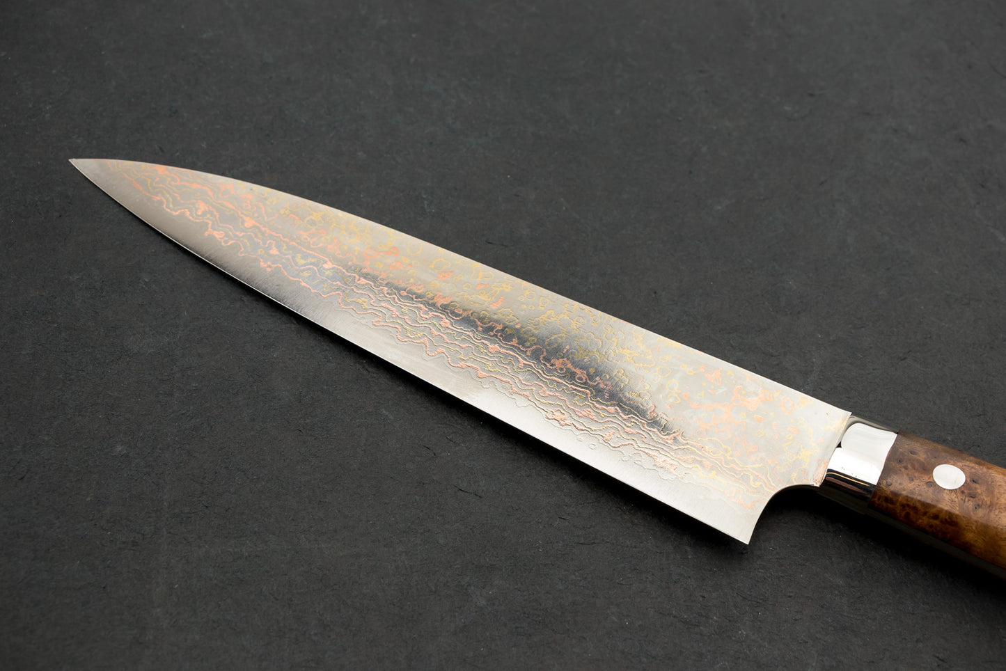 Takeshi Saji VG10 Rainbow Damascus Western Gyuto 210mm