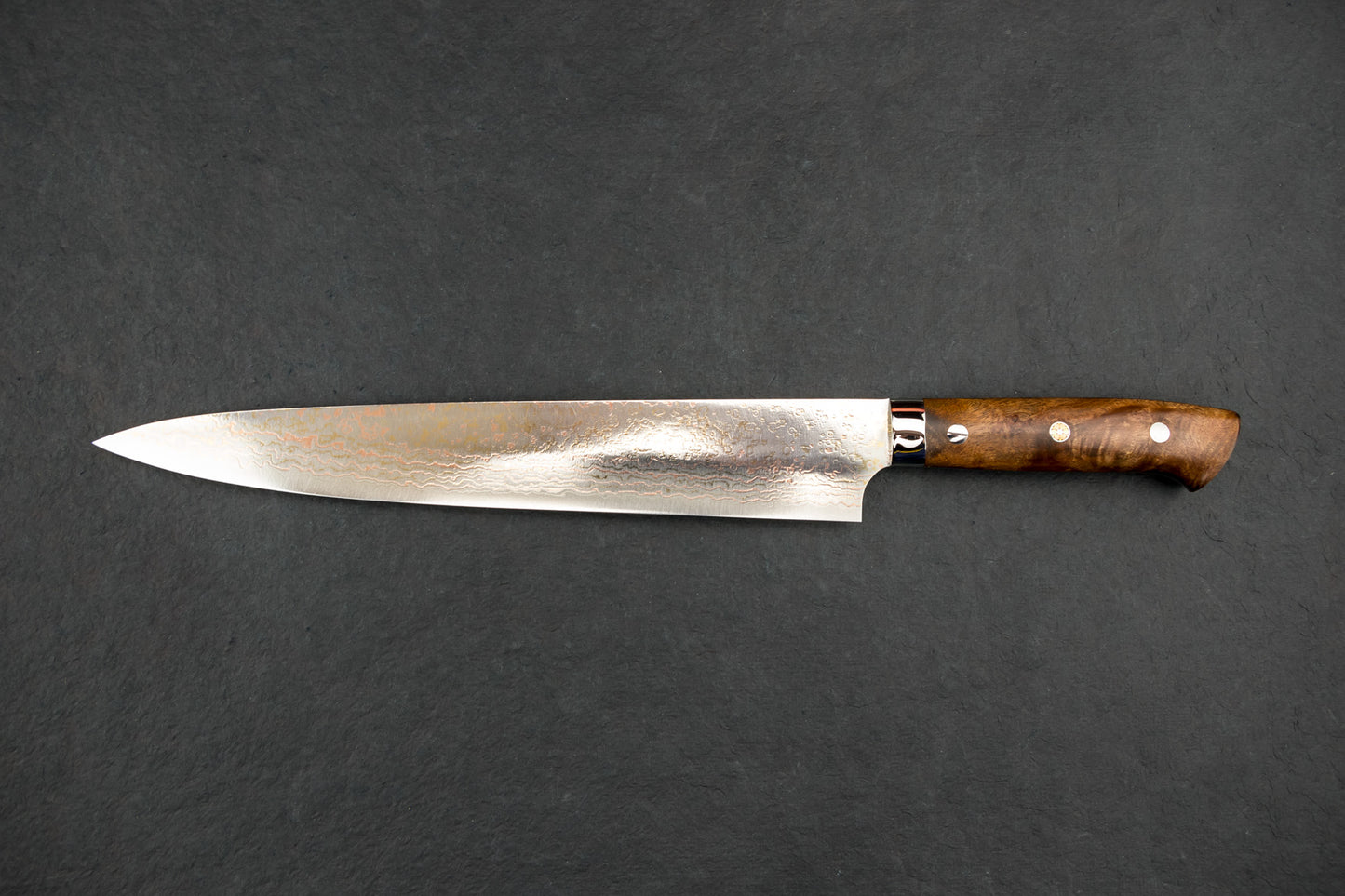 Takeshi Saji VG10 Rainbow Damascus Western Sujihiki 270mm