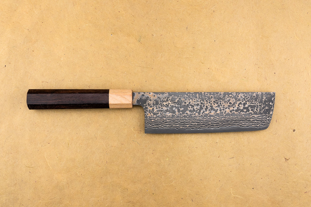 Takeshi Saji VG10 Shinchu Damascus Wa Nakiri 165mm