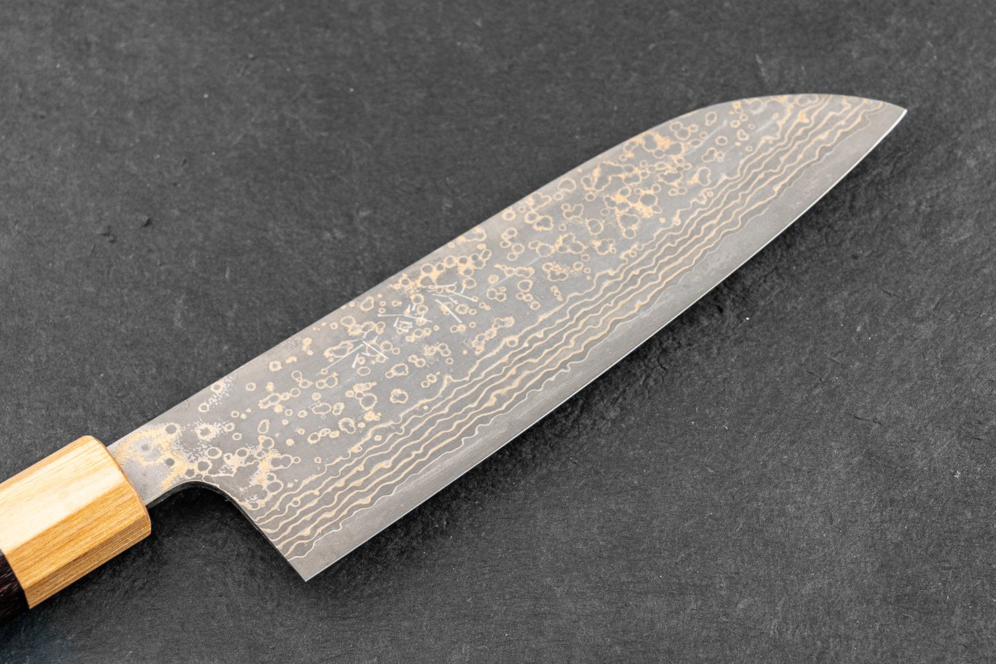 Takeshi Saji VG10 Shinchu Damascus Wa Santoku 165mm