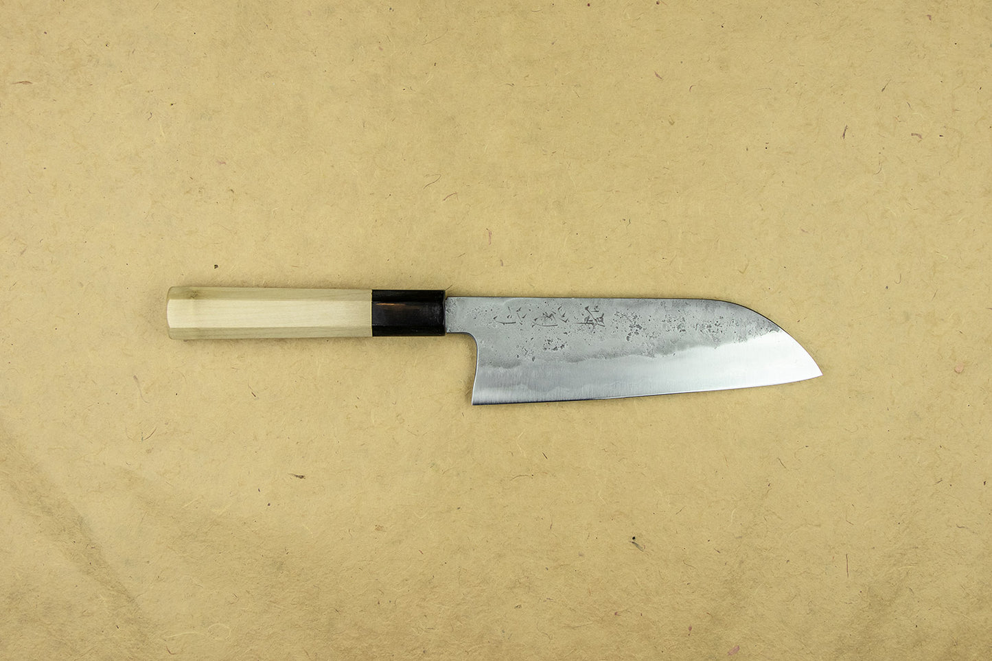 Sakai Kikumori Aogami Nashiji Santoku 165mm