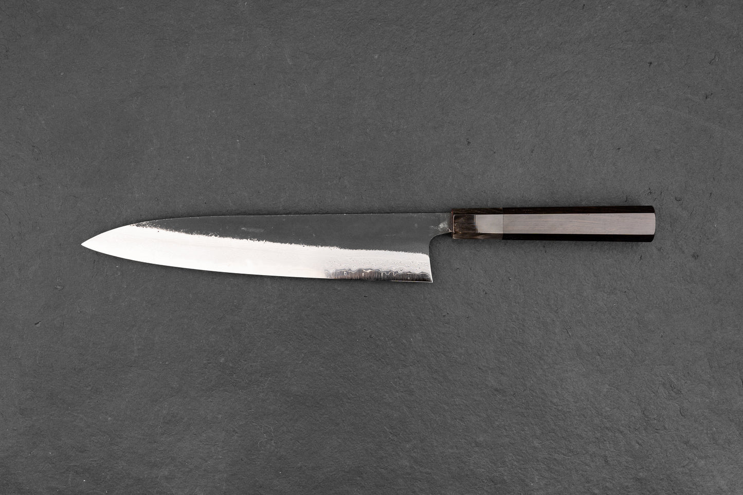 Hatsukokoro Shinkiro AS Kurouchi Damascus Gyuto 240mm