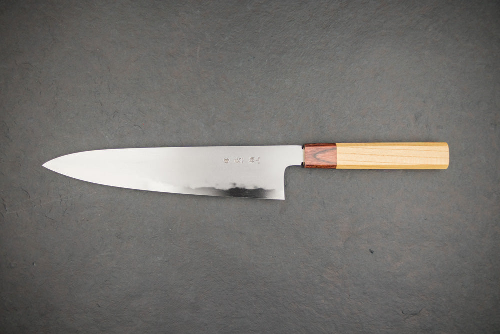 Sakai Kikumori Yoshikazu Tanaka Shironiko Kasumi Gyuto 240mm