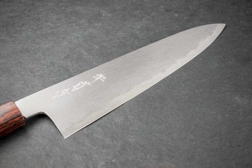 Sakai Kikumori Yoshikazu Tanaka Shironiko Kasumi Gyuto 240mm