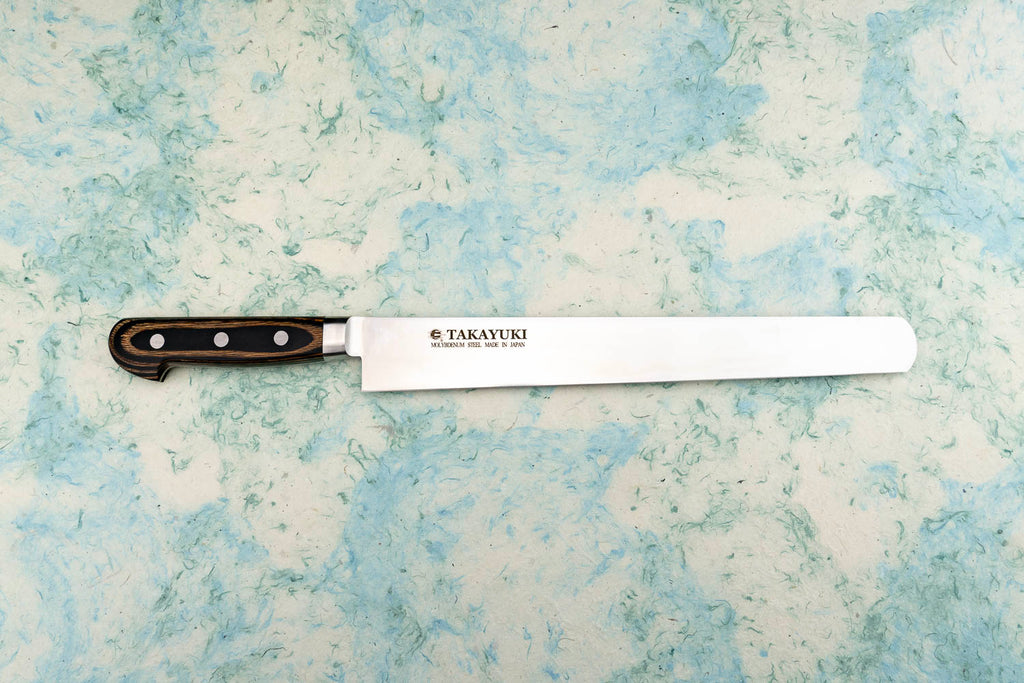 molybdenum banajium steel made in Japan knife ] santoku knife poly