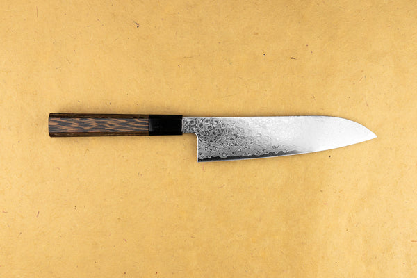 Sakai Takayuki GINGA ZA-18 69-Layer Damascus Japanese Chef's Santoku Knife  180mm