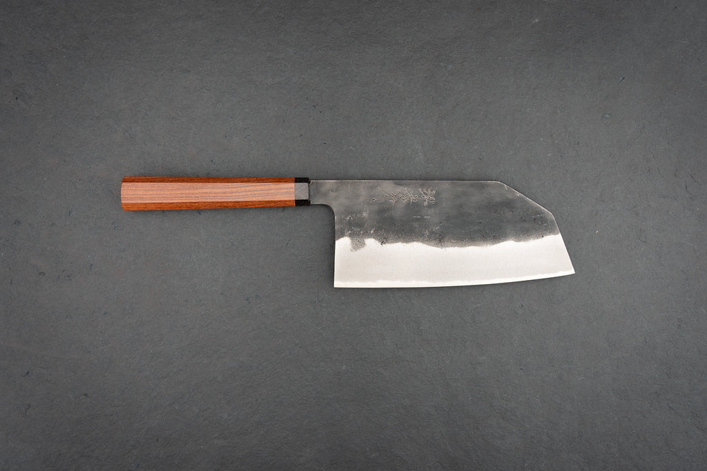 Sakai Takayuki Togashi Shirogami Kurouchi Tall Bunka 180mm