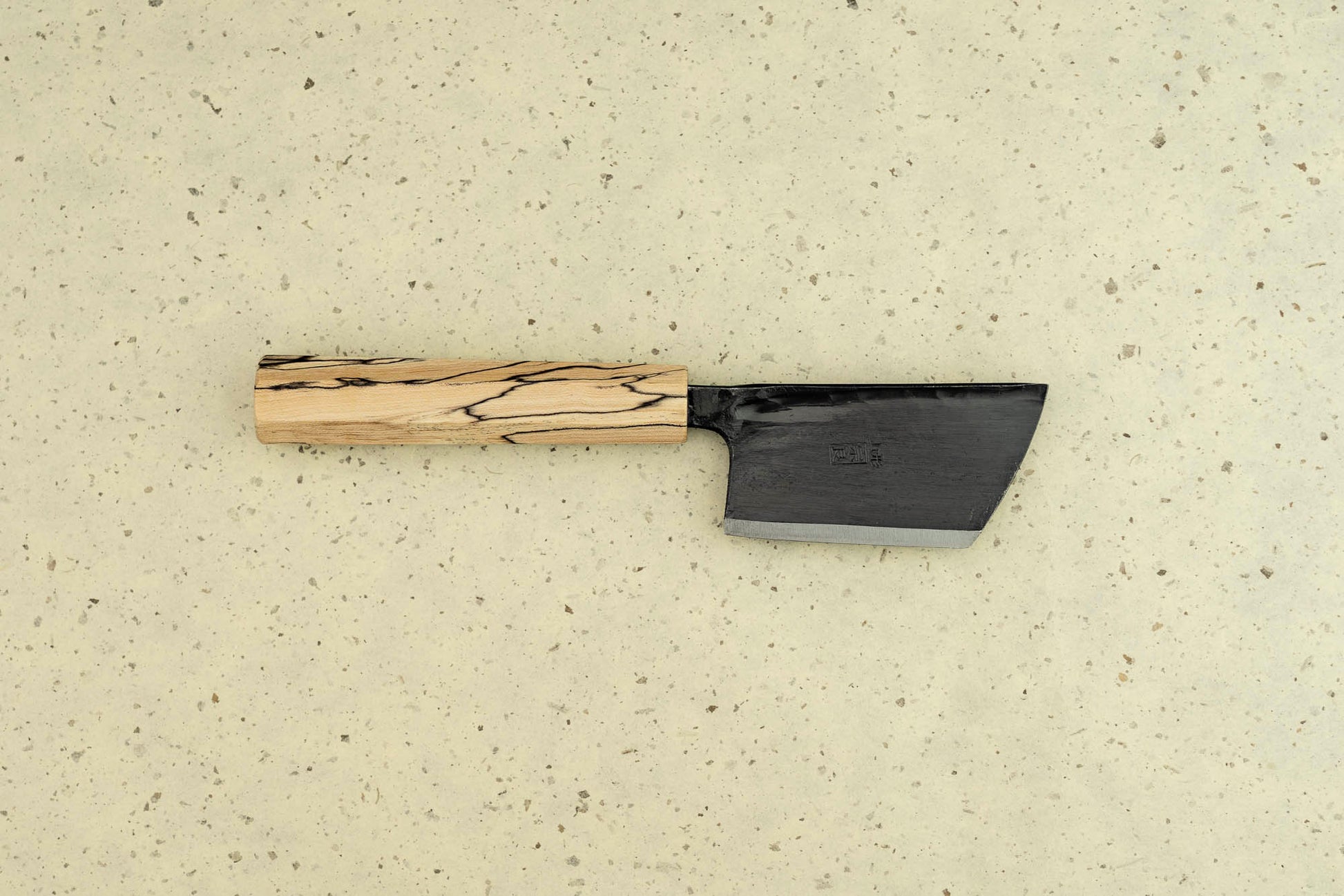 Suzuki Uchi Hamono Shirogami Kurouchi Single Bevel Ko-Nakiri 65mm from Suzuki Uchi Hamono