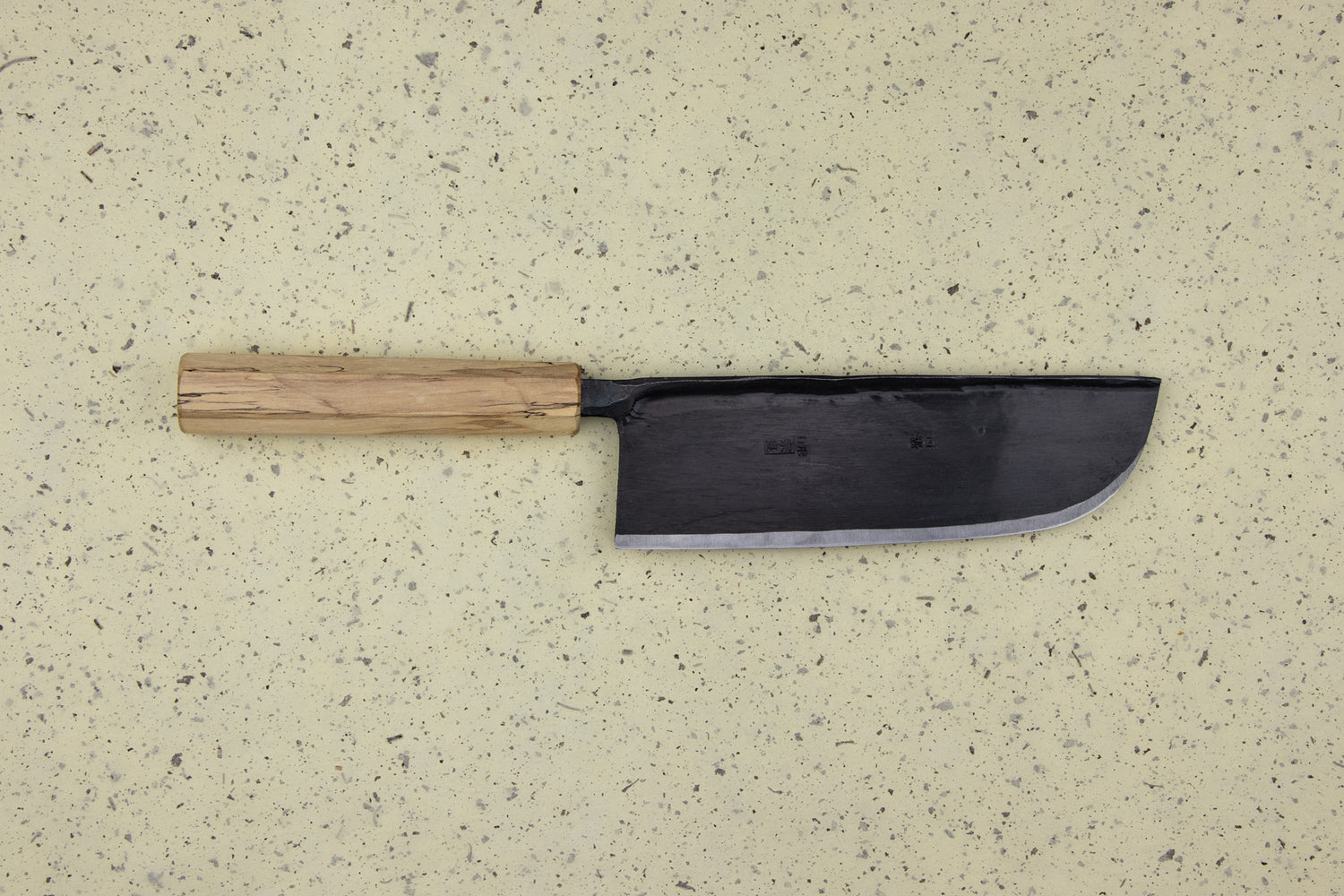 Suzuki Uchi Hamono Shirogami Kurouchi Single Bevel Nakiri 165mm from Suzuki Uchi Hamono