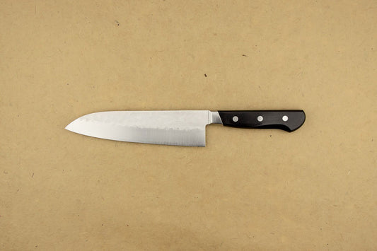 Tsunehisa Ichi 壱 A2/S Tsuchime Nashiji Western Santoku 180mm