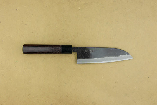 Tosa Shirogami Kurouchi Wa Santoku 150mm