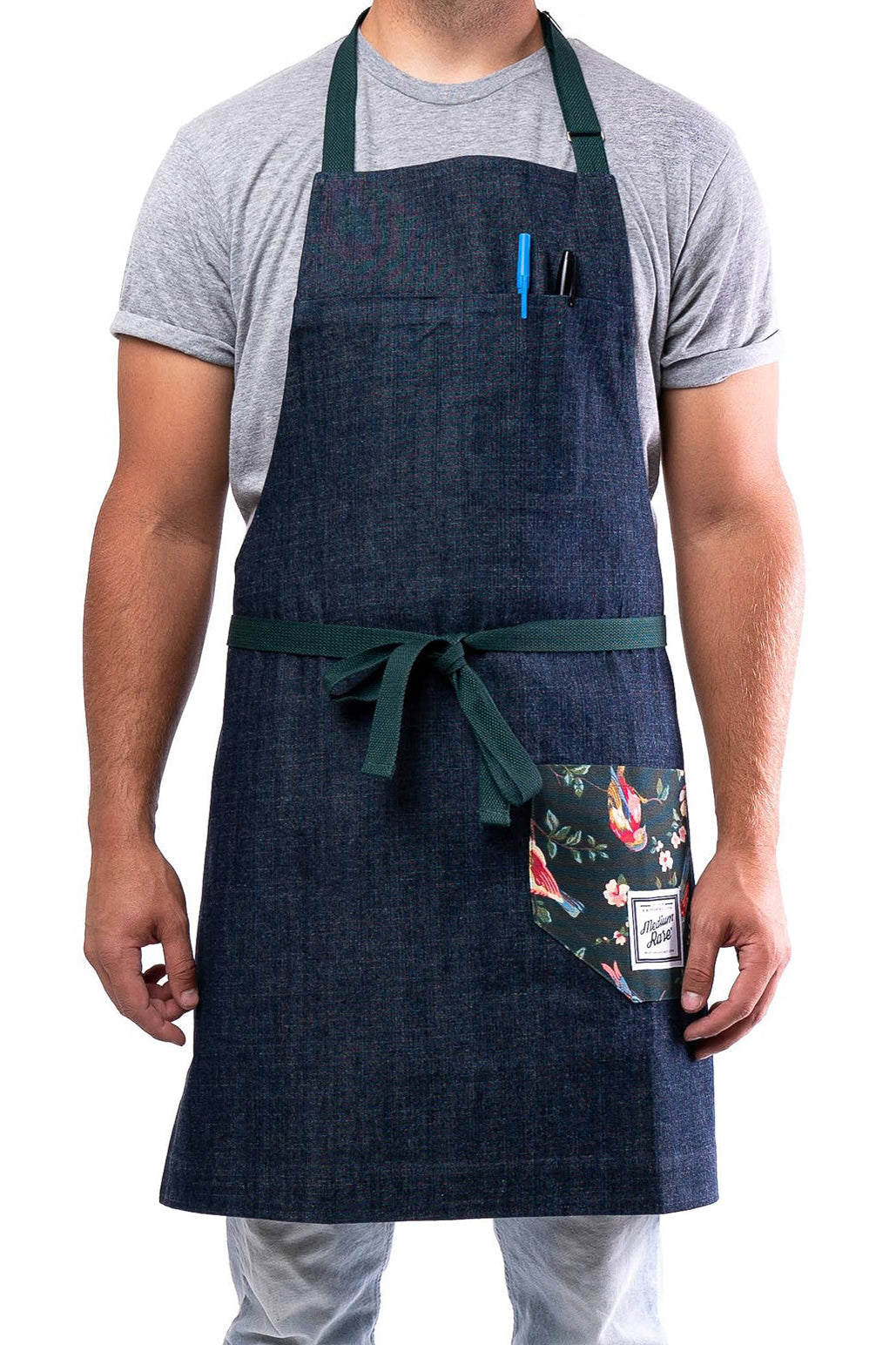 Mens sale denim apron