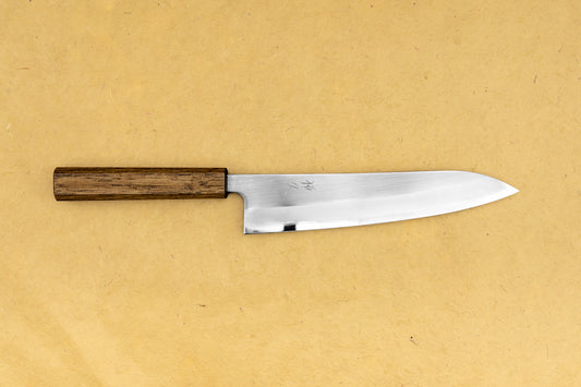 Tsunehisa Juichi 拾壱 Shiroichi Stainless Shinogi Wa Gyuto 210mm