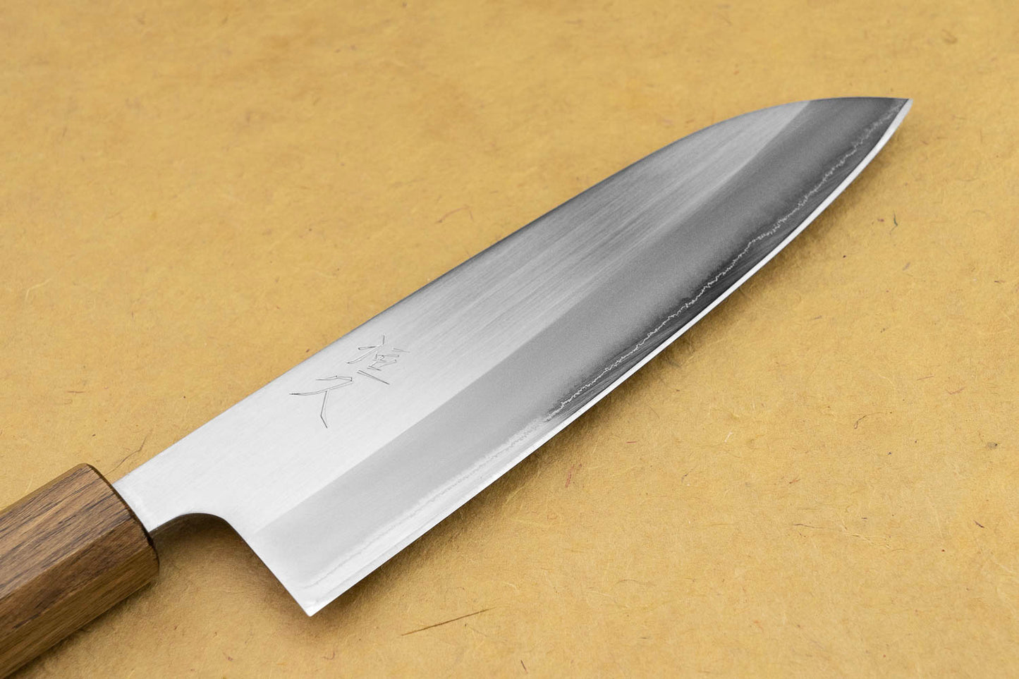 Tsunehisa Shiroichi Stainless Juichi 拾壱 Shinogi Wa Santoku 165mm