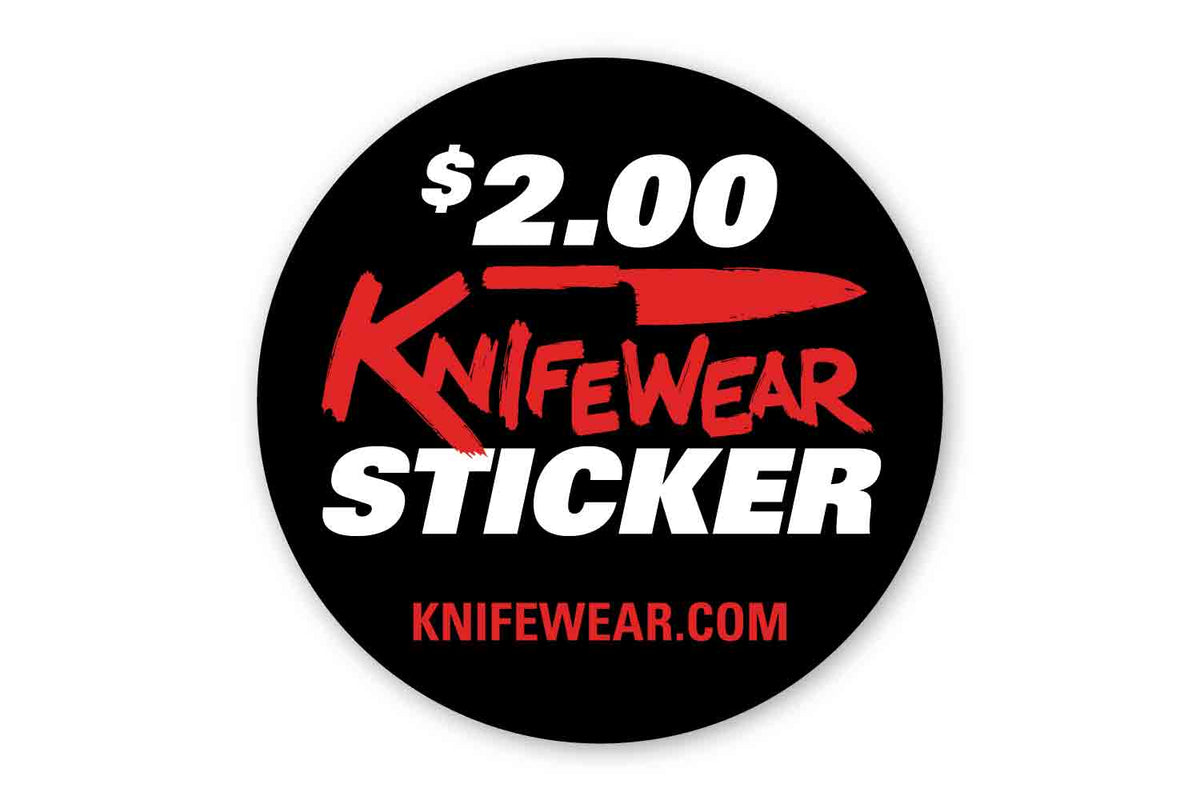 Knifewear $2.00 Sticker