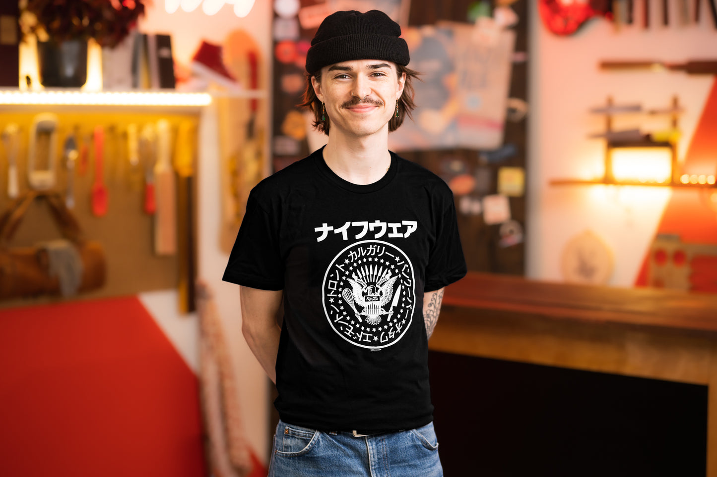 Knifewear Ramones Katakana T-Shirt