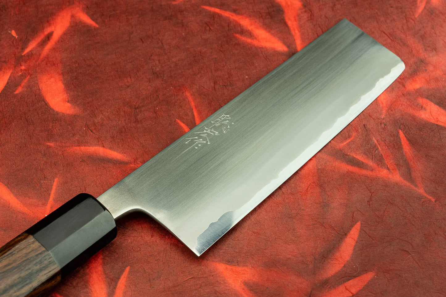 Toshihiro Wakui Shirogami Stainless Migaki Nakiri 165mm