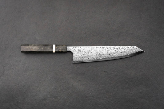 Yoshihiro Yauji Aogami Suminagashi Single Bevel Kiritsuke Gyuto 210mm