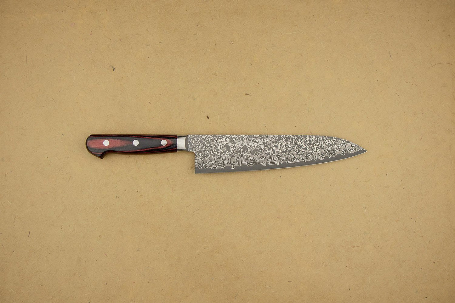 Yoshimi Kato VG10 Nickel Damascus Western Gyuto 210mm