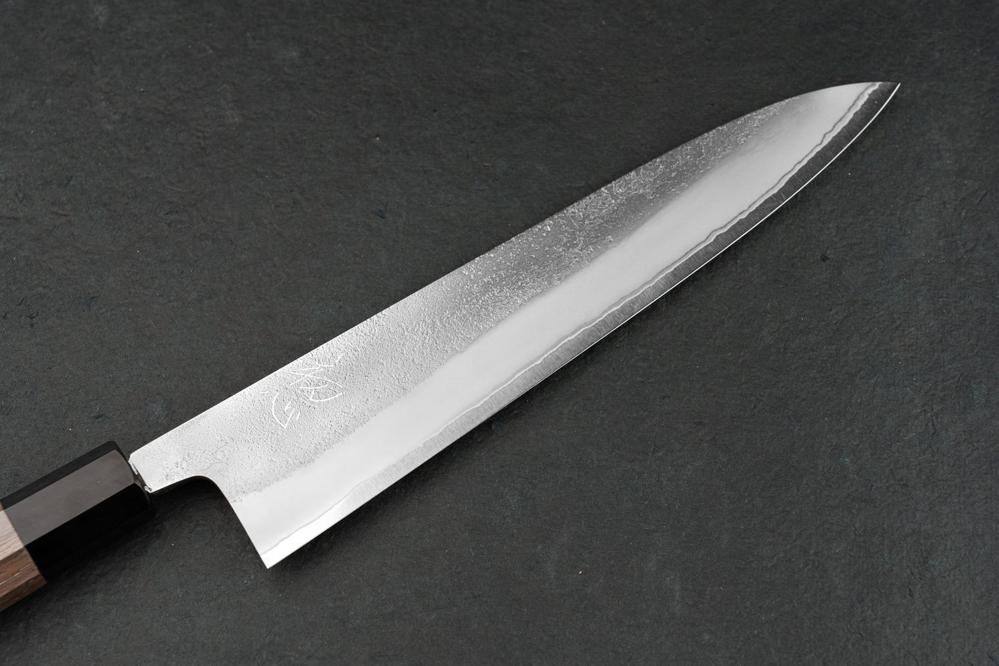 Yoshikane Shirogami Stainless Nashiji Gyuto 240mm