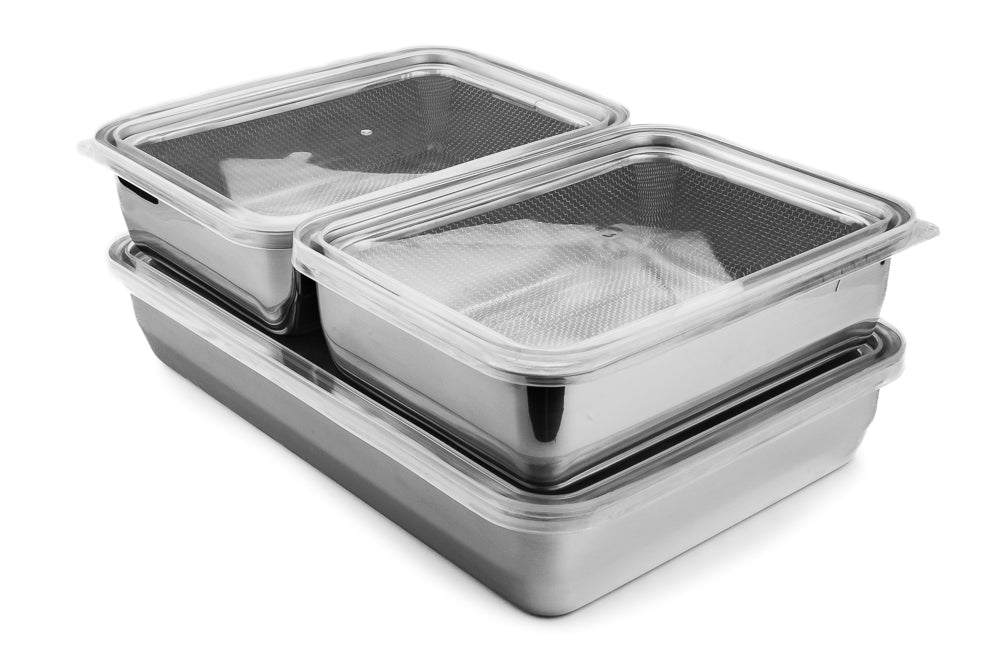 Arnest Hakadoru Stainless Steel Multipurpose Prep Pan from Arnest