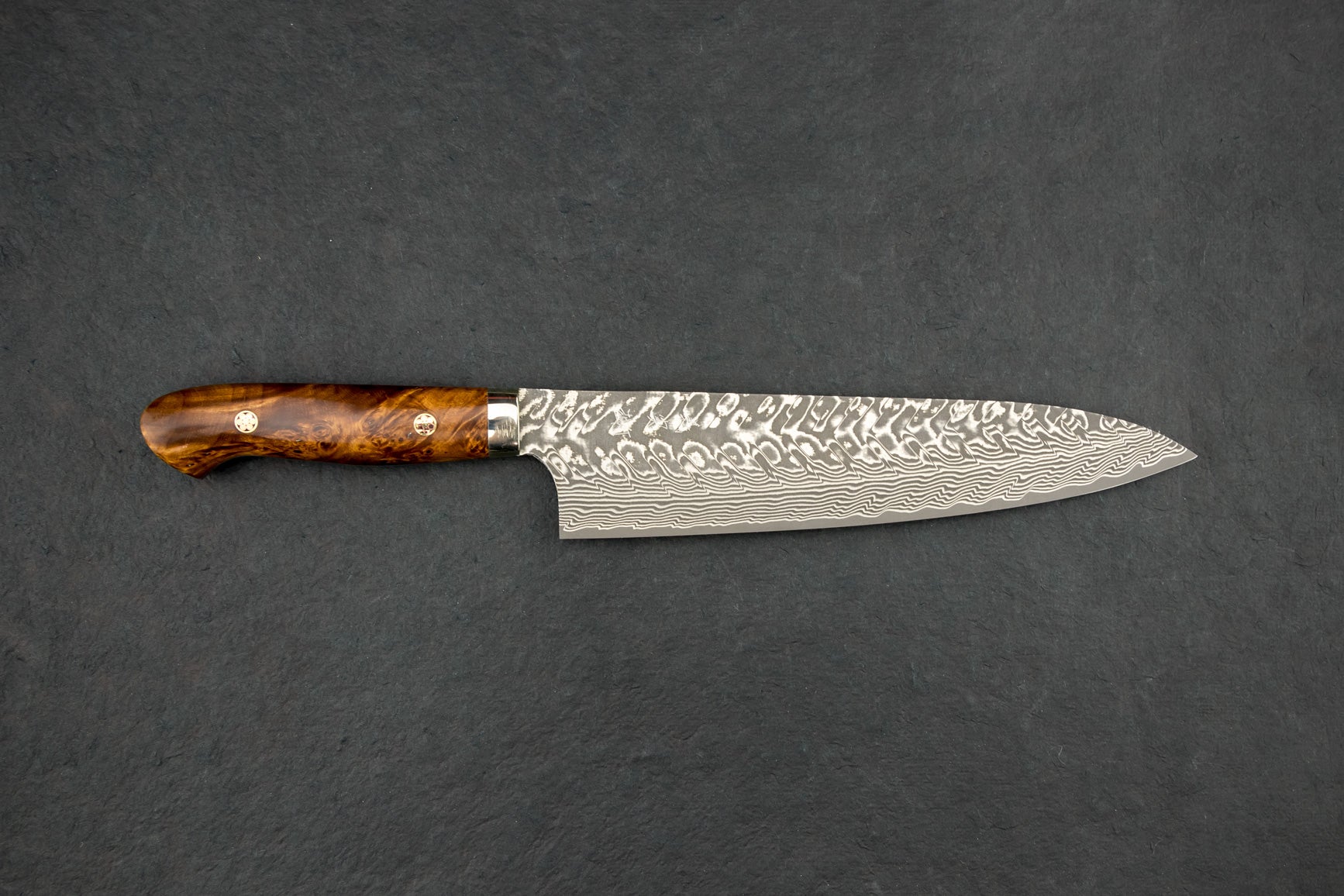 Yoshimi Kato SG2 Black Damascus Western Gyuto 210mm from Yoshimi Kato