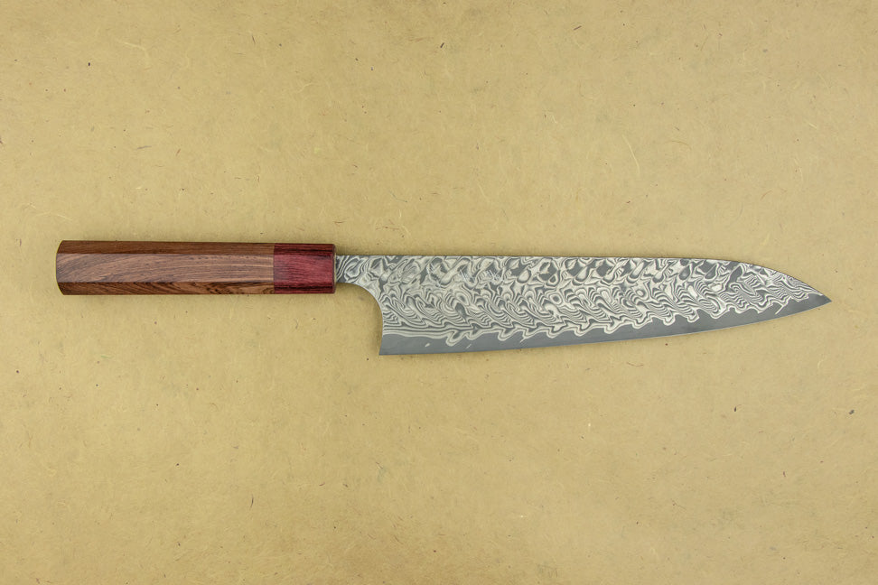 Yoshimi Kato SG2 Black Damascus Gyuto 210mm